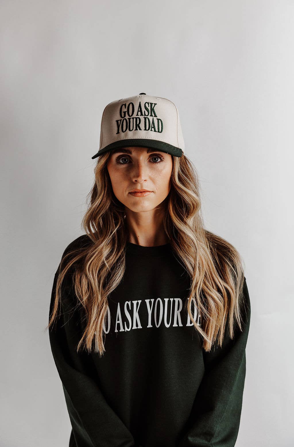 Go Ask Your Dad Women's Vintage Embroidered Hat