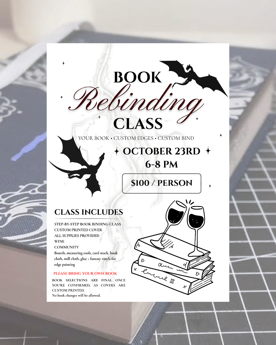 Book Rebinding Class