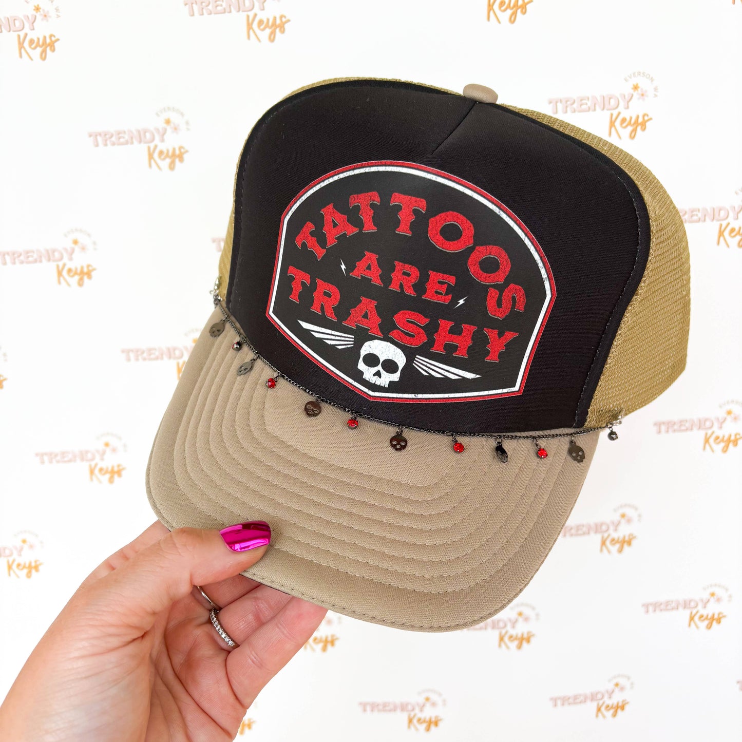 Tattoos Are Trashy Trucker Hat