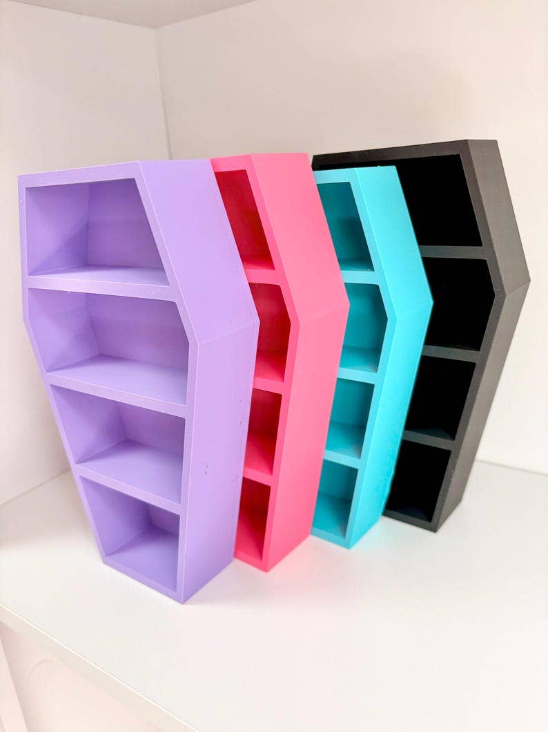 Coffin Mini Bookshelf | 3D Printed