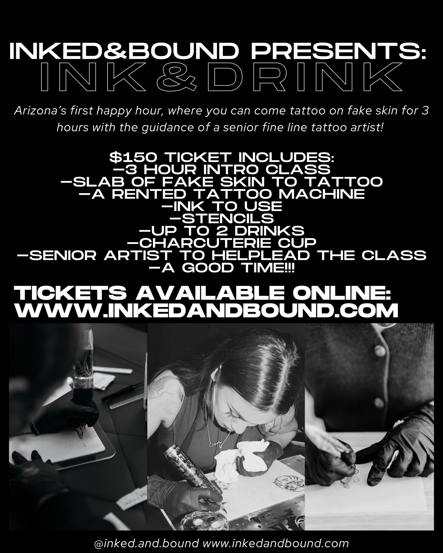 Ink & Drink Event Ticket