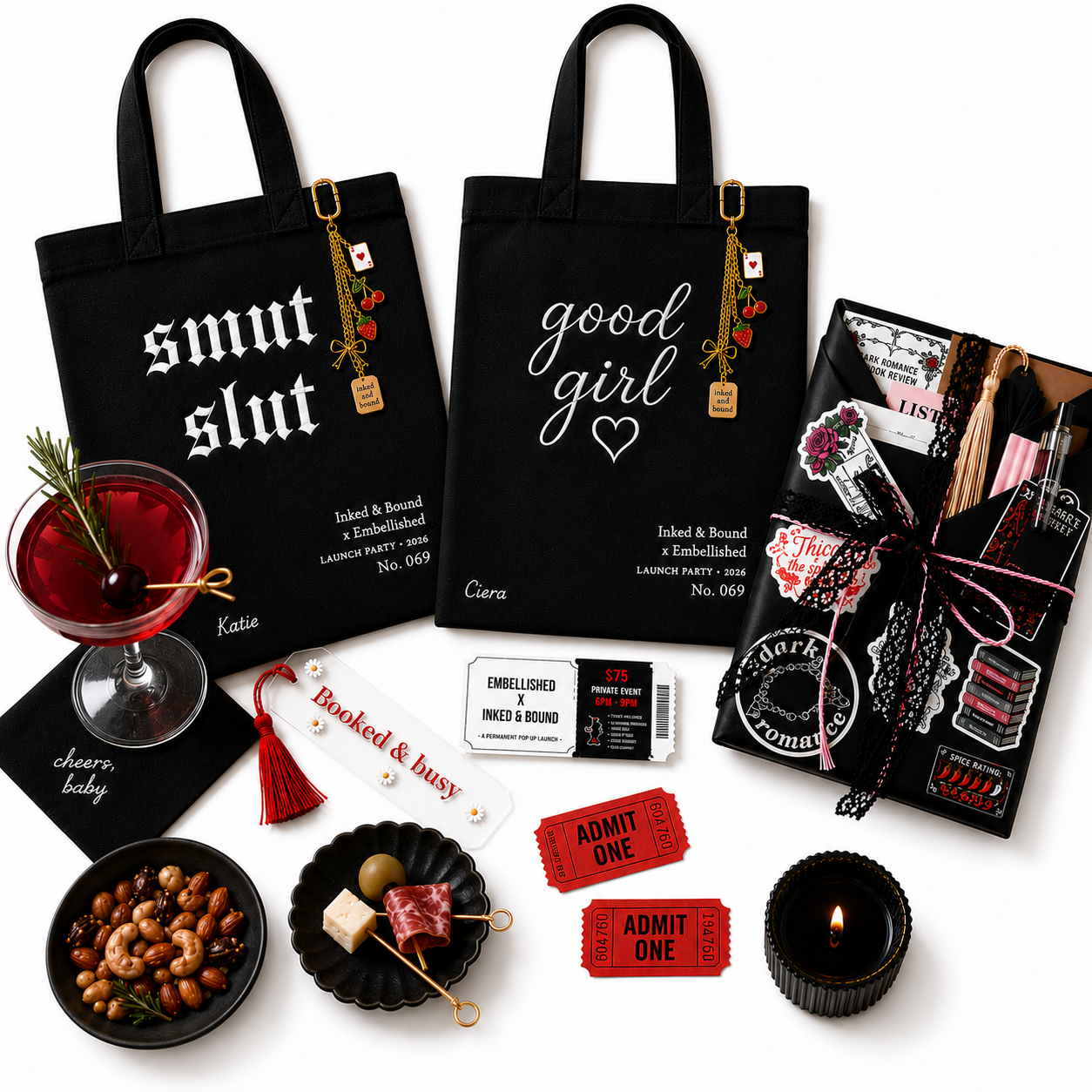 Inked & Bound X Embellished Event (VIP TOTE + GIFT BAG)