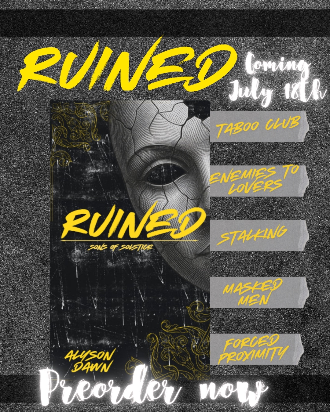 RUINED PREORDER (Inked & Bound Exclusive)