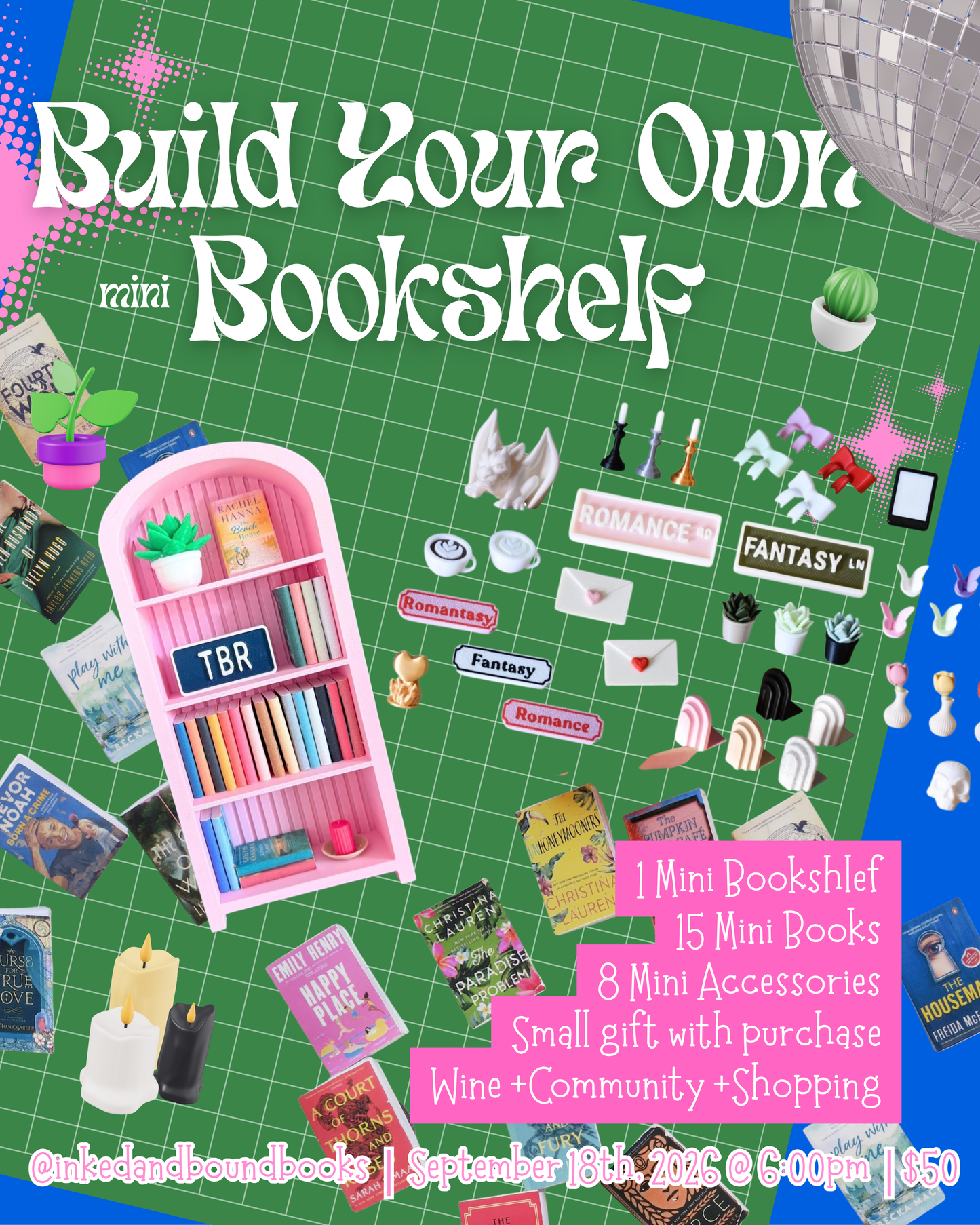 Build Your Own Bookshelf Night