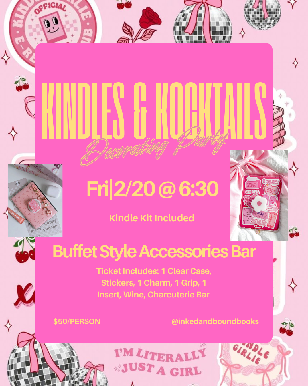 Kindles & Kocktails Event (FEBRUARY)