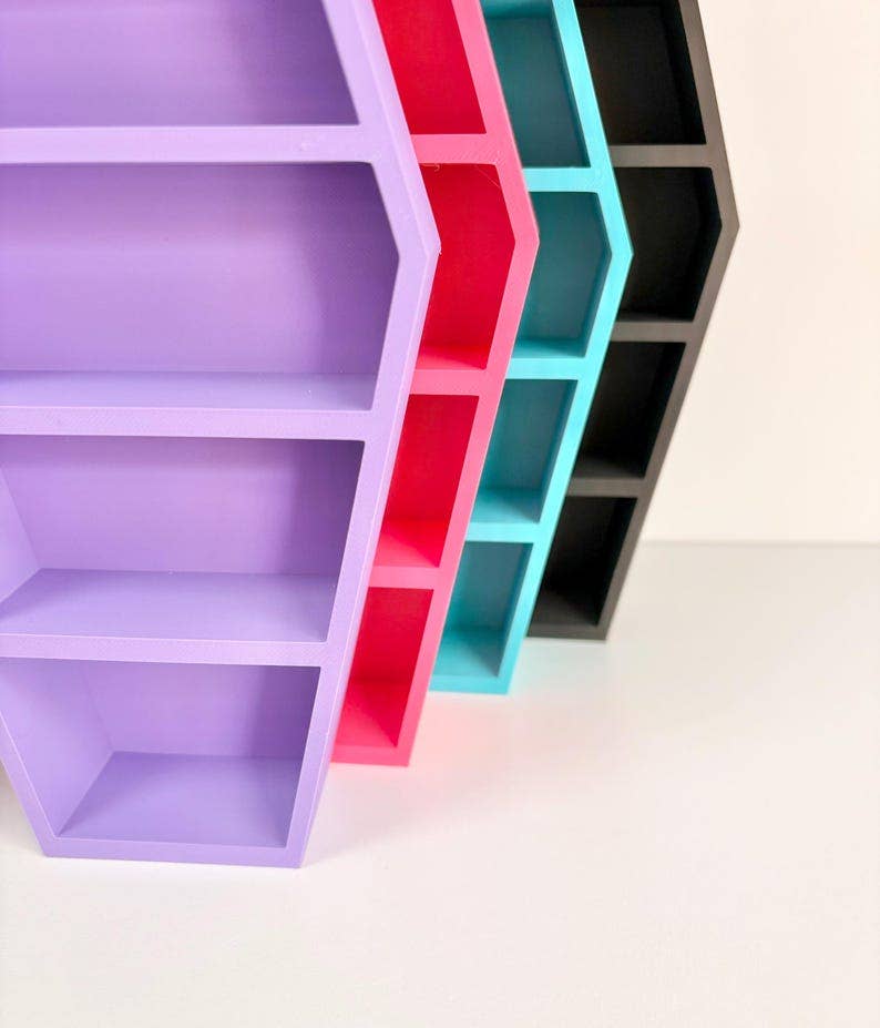 Coffin Mini Bookshelf | 3D Printed 
