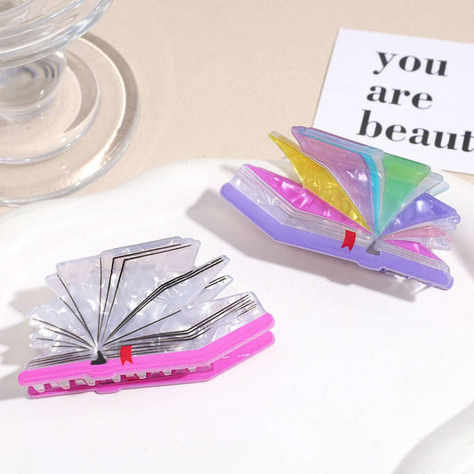 Creative Colorful 3D Book Shape Hair Claw Clip