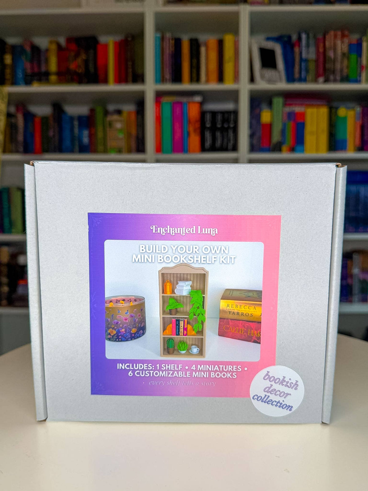 Build Your Own Mini Bookshelf Kit