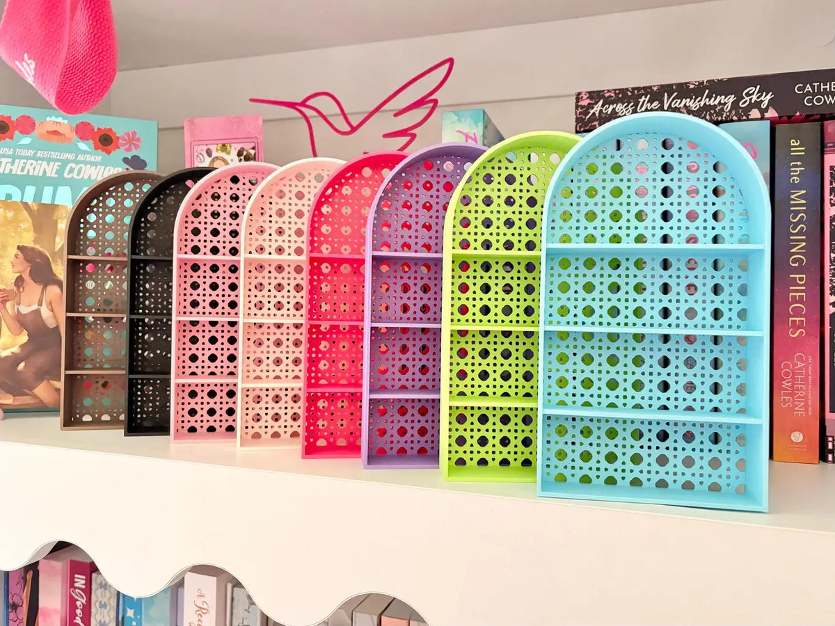Rattan Mini Bookshelf