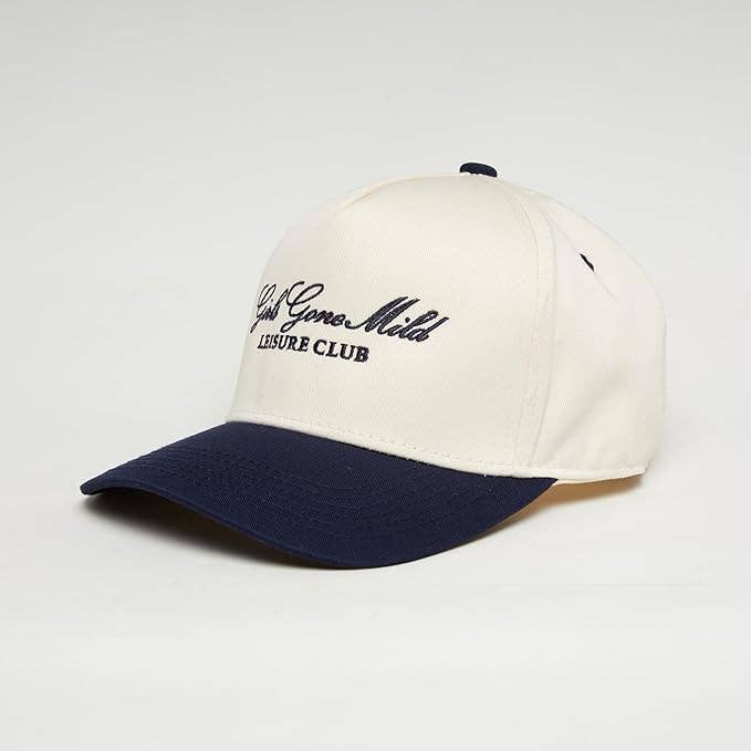 Two Tone Cap -  Girls Gone Mild Leisure Club - Navy/Beige