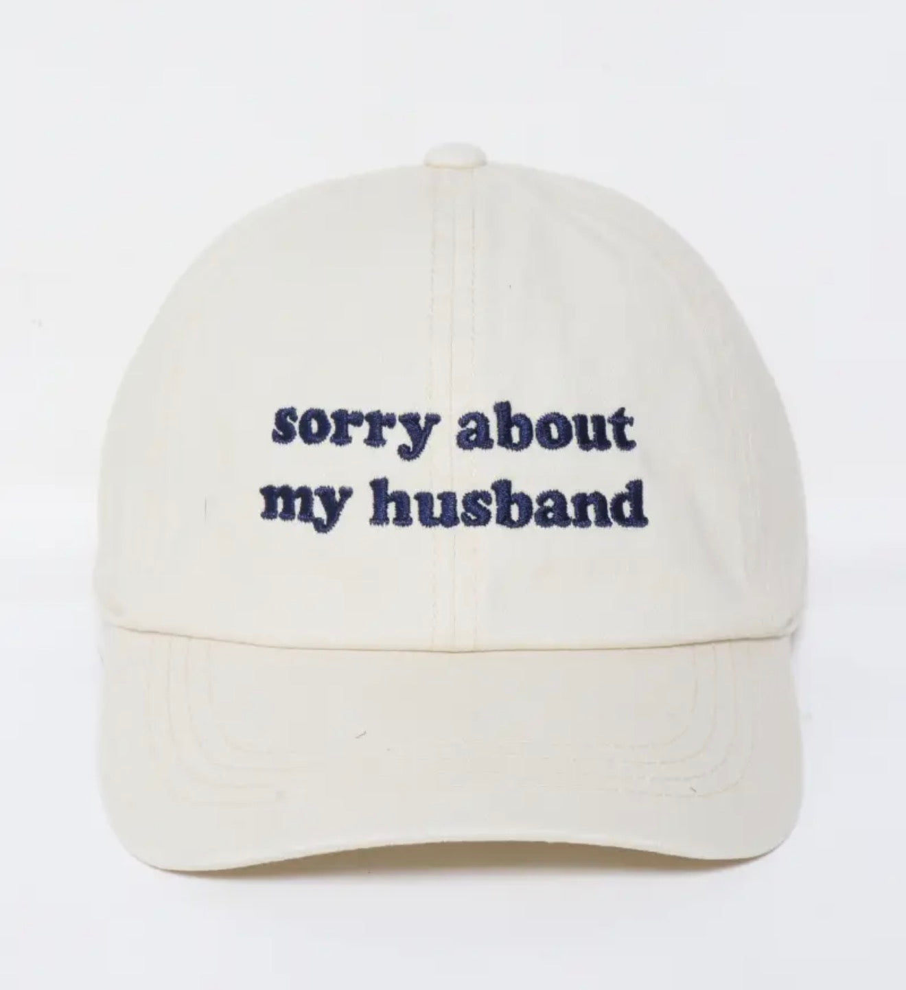Sorry about my husband hat