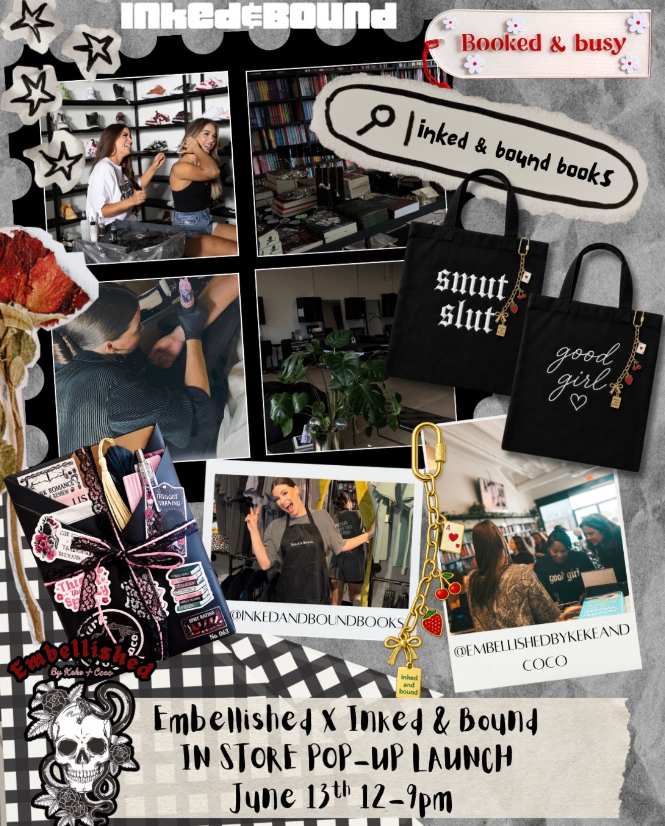 Inked & Bound X Embellished Event (VIP TOTE + GIFT BAG)