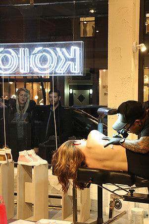 Fine line tattoo in Phoenix studio by Inked & Bound