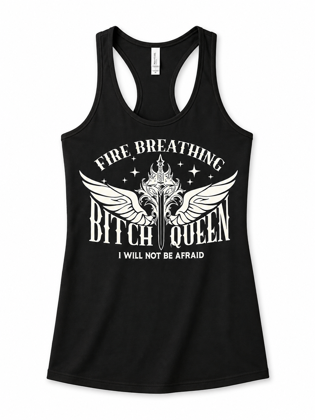 Fire breathing bitch queen tank