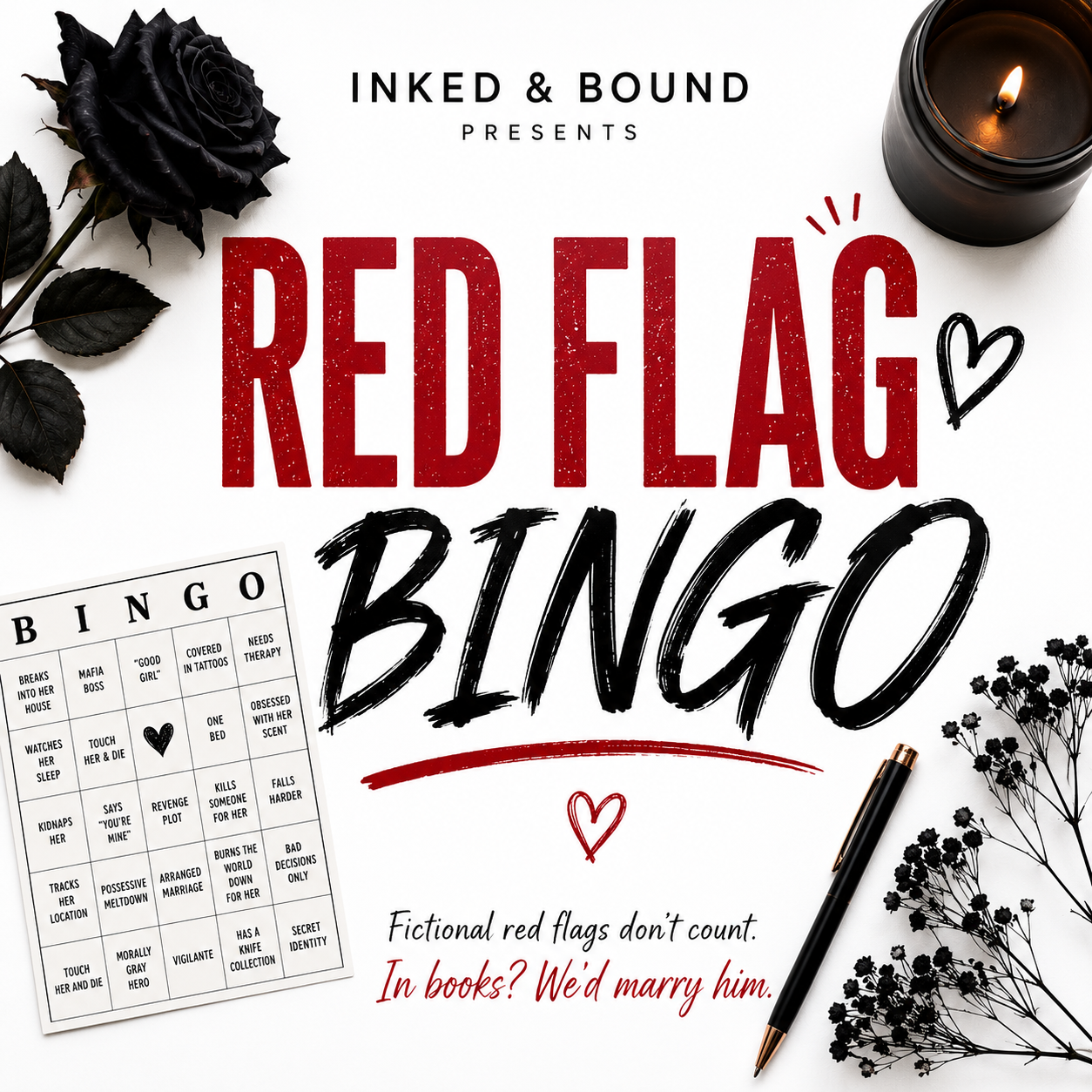 RED FLAG BINGO: A DARK ROMANCE NIGHT | August 7th, 2026