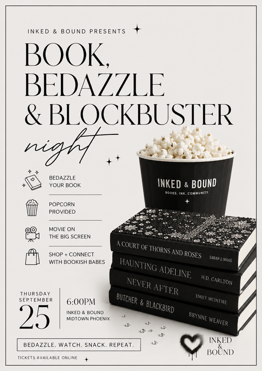 Book, Bedazzle, Blockbuster