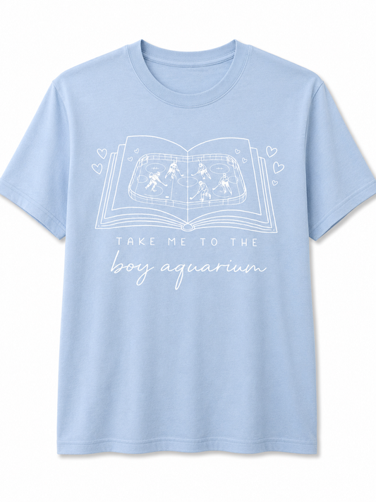 Take me to the boy aquarium - light blue