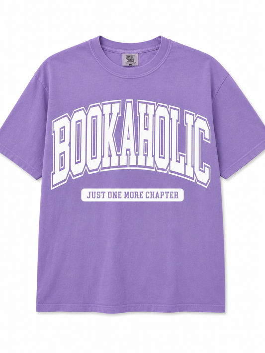 Bookaholic purple