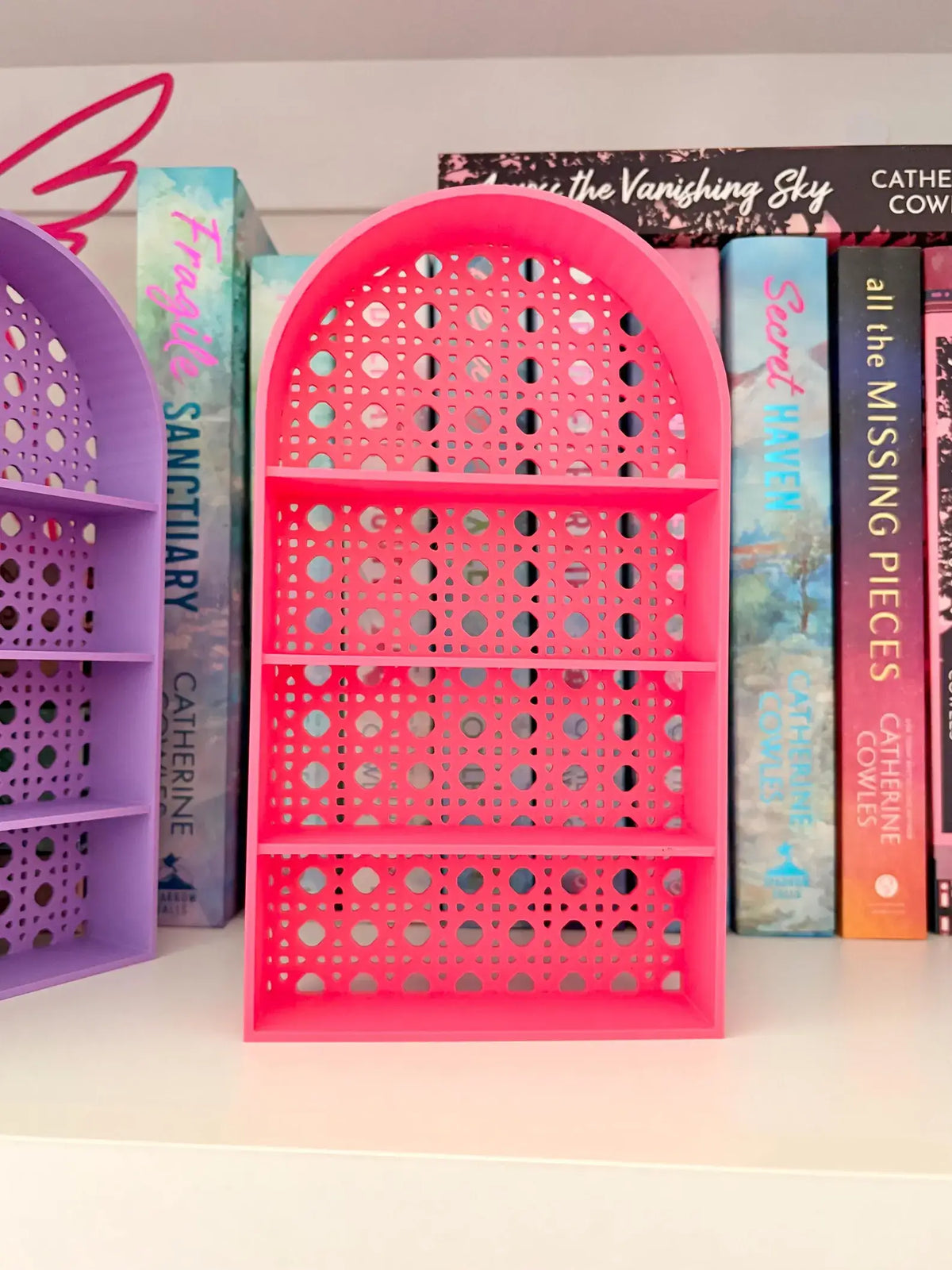 Rattan Mini Bookshelf