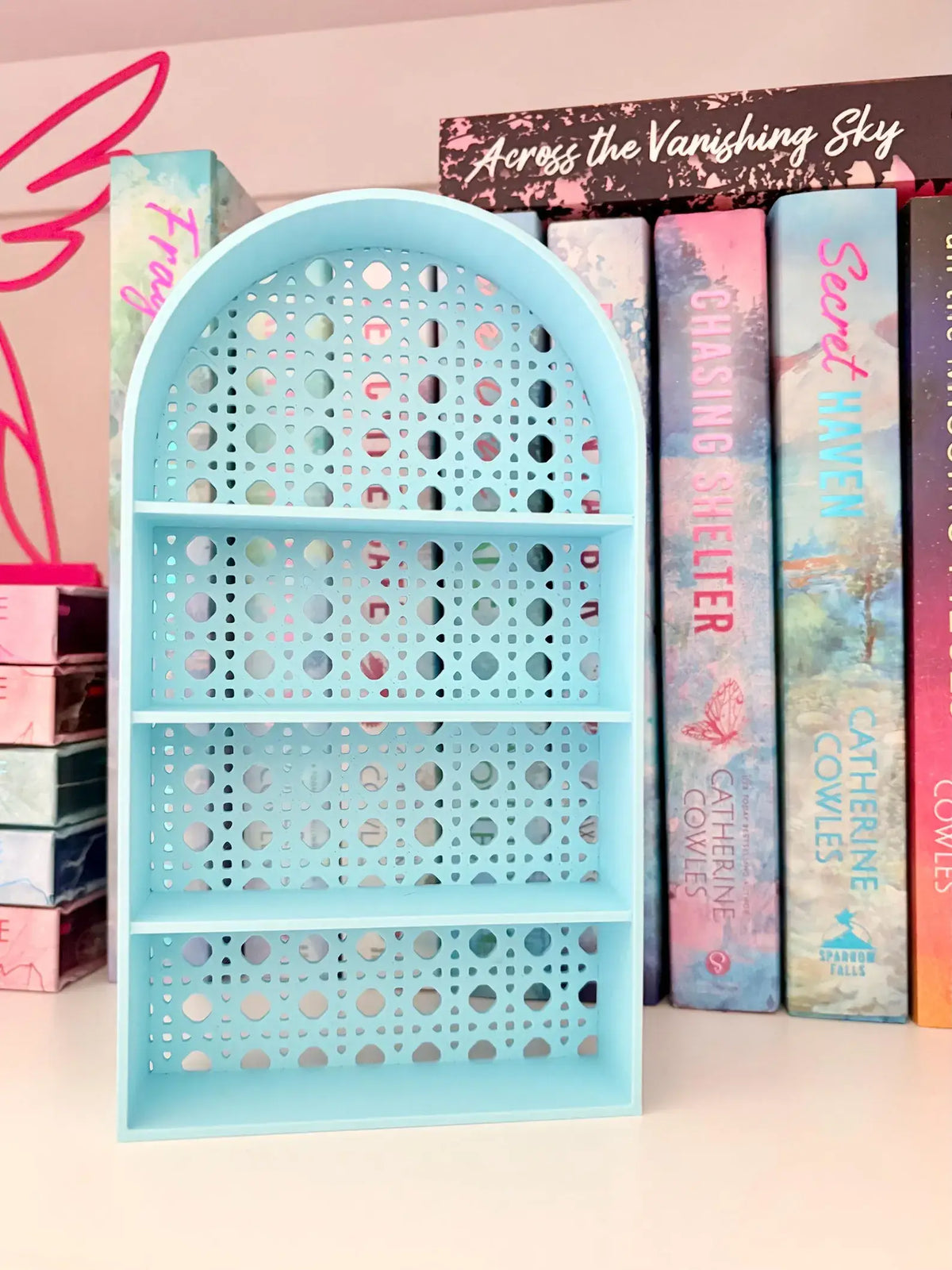 Rattan Mini Bookshelf