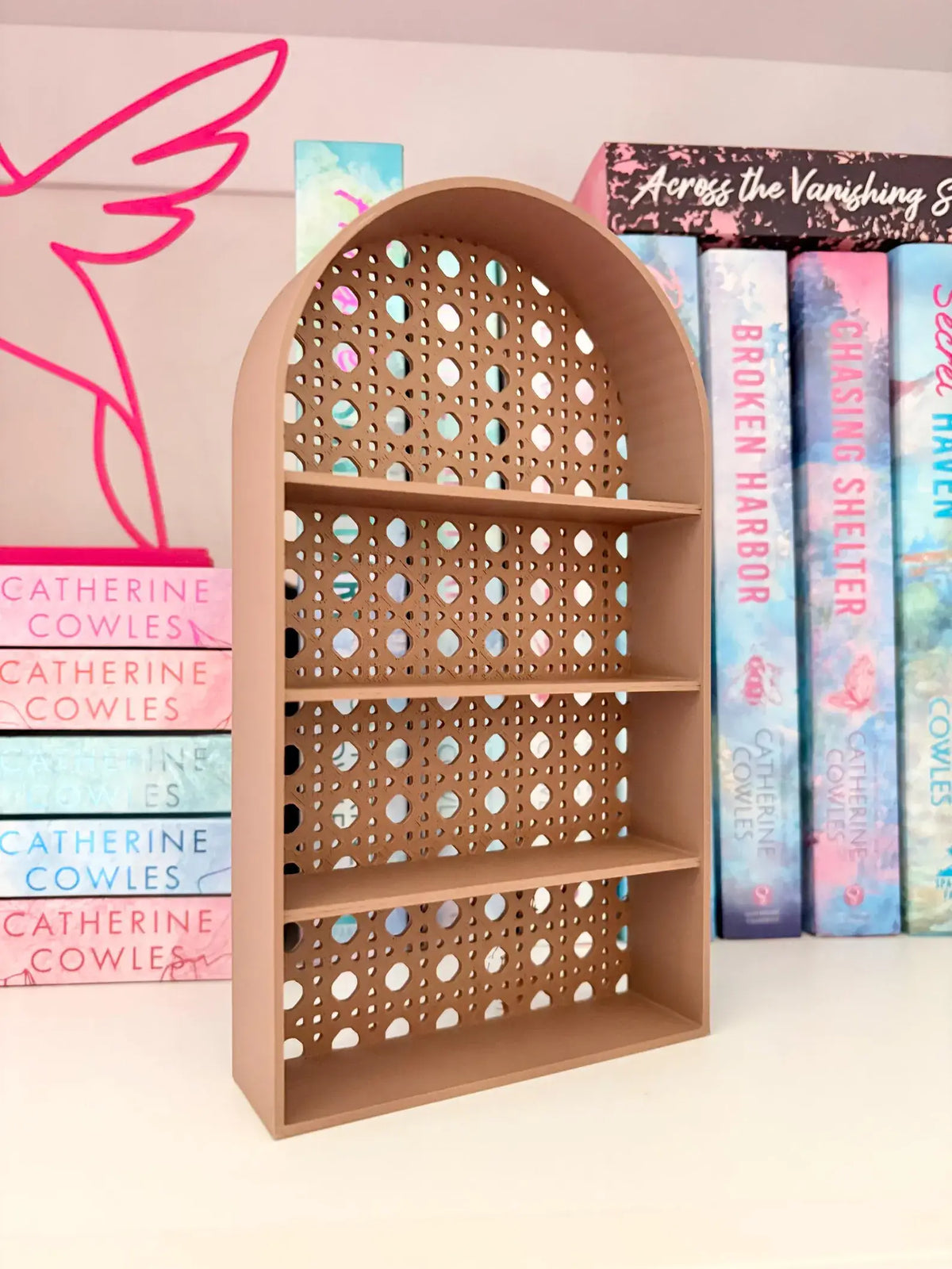 Rattan Mini Bookshelf