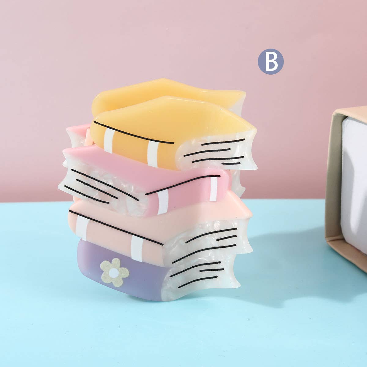 Pastel book clip