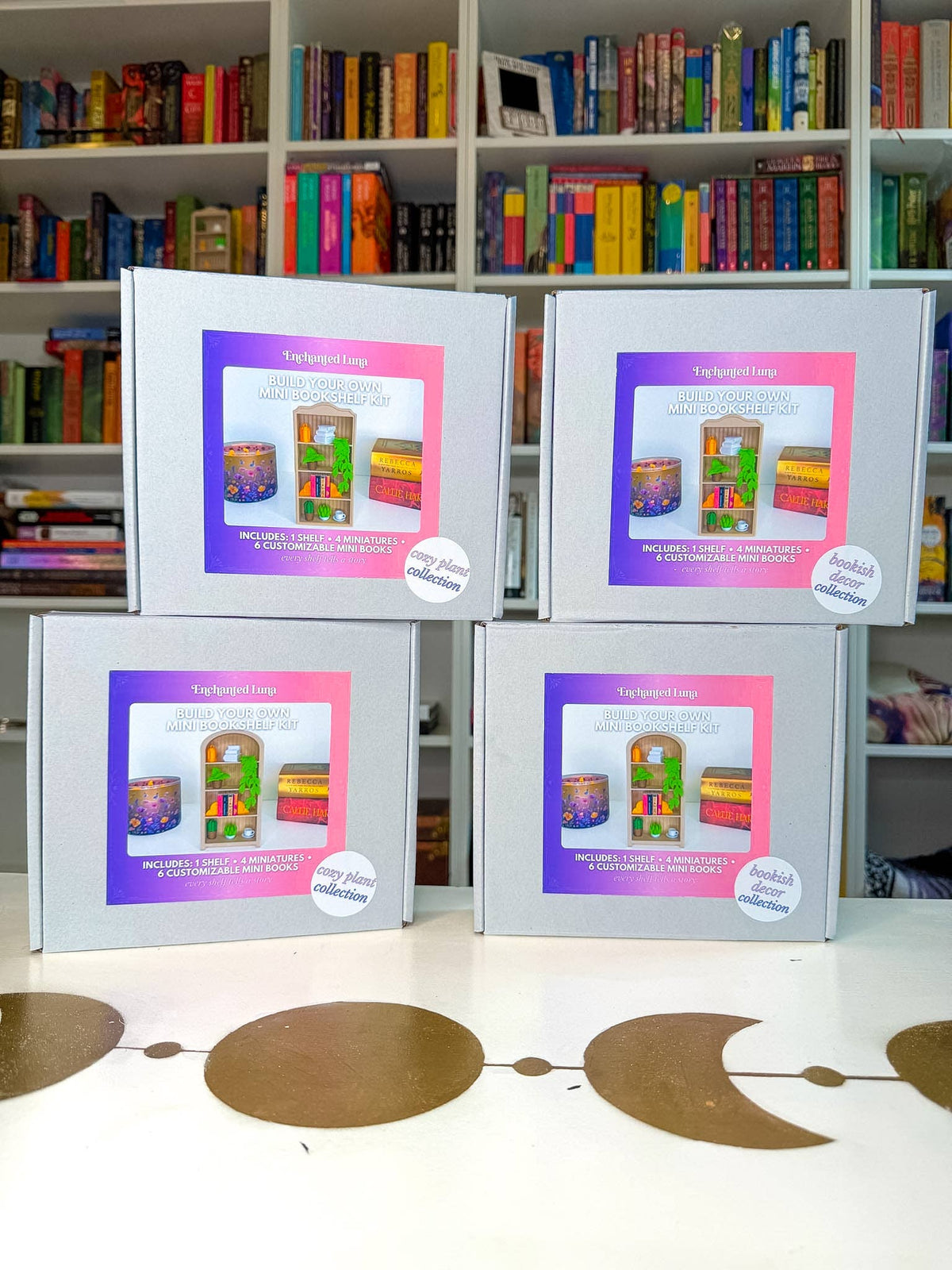 Build Your Own Mini Bookshelf Kit