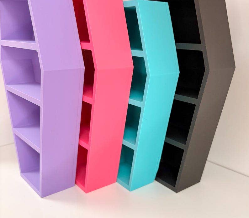 Coffin Mini Bookshelf | 3D Printed 