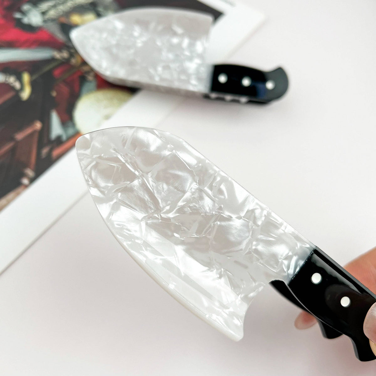 Novelty Imitation Knife Hair Claw, Halloween Party Clip